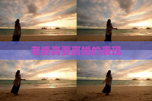 老婆真要离婚的表现
