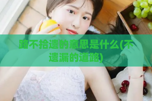 路不拾遗的意思是什么(不遗漏的道路)