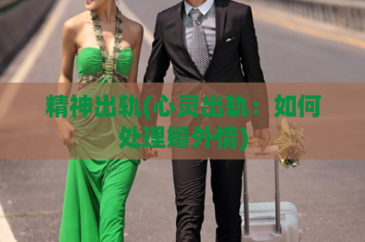 精神出轨(心灵出轨：如何处理婚外情)